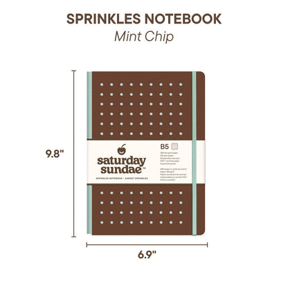 Mint Chip B5 Sprinkles Notebook
