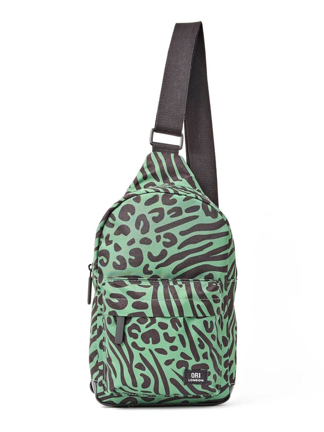 Mixed Animal Canvas Willesden Sling Bag