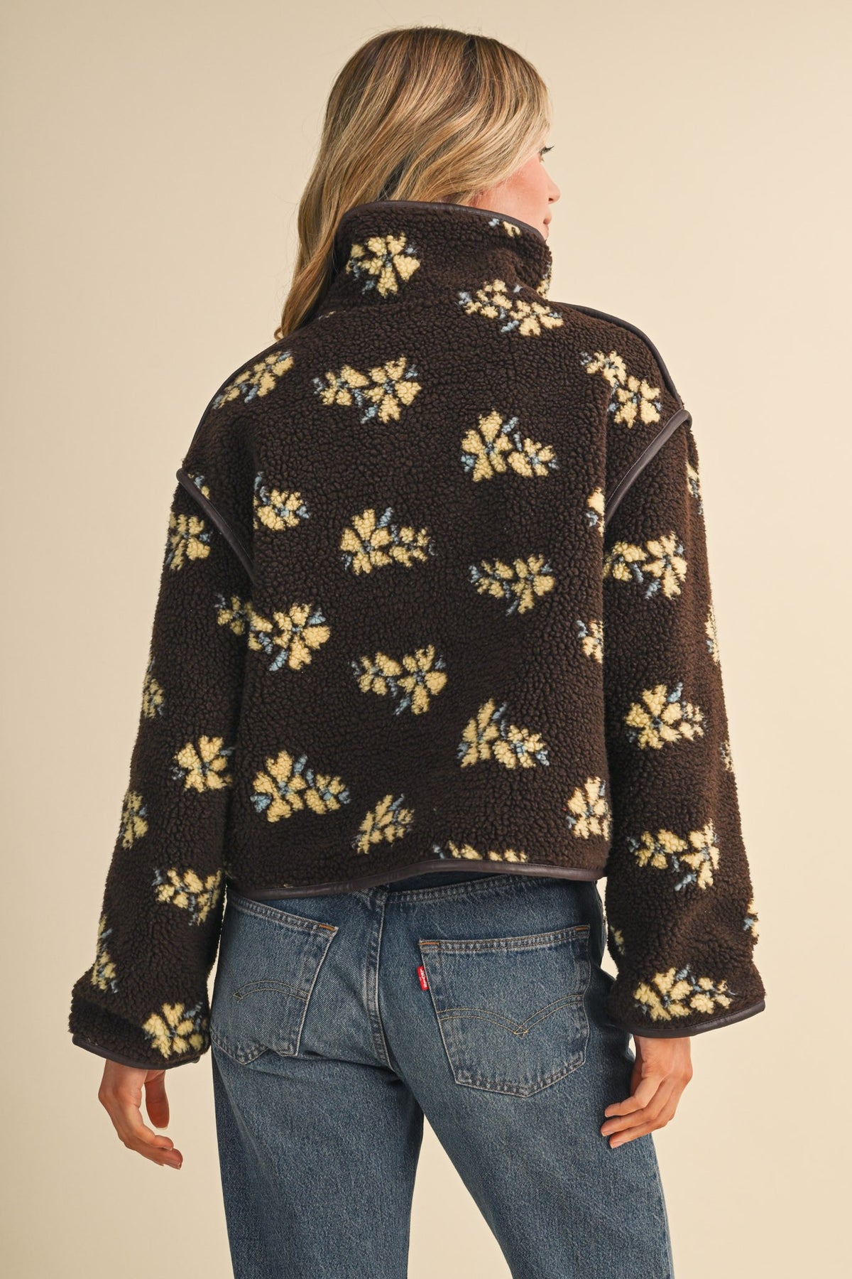 Mona Floral Sherpa Jacket