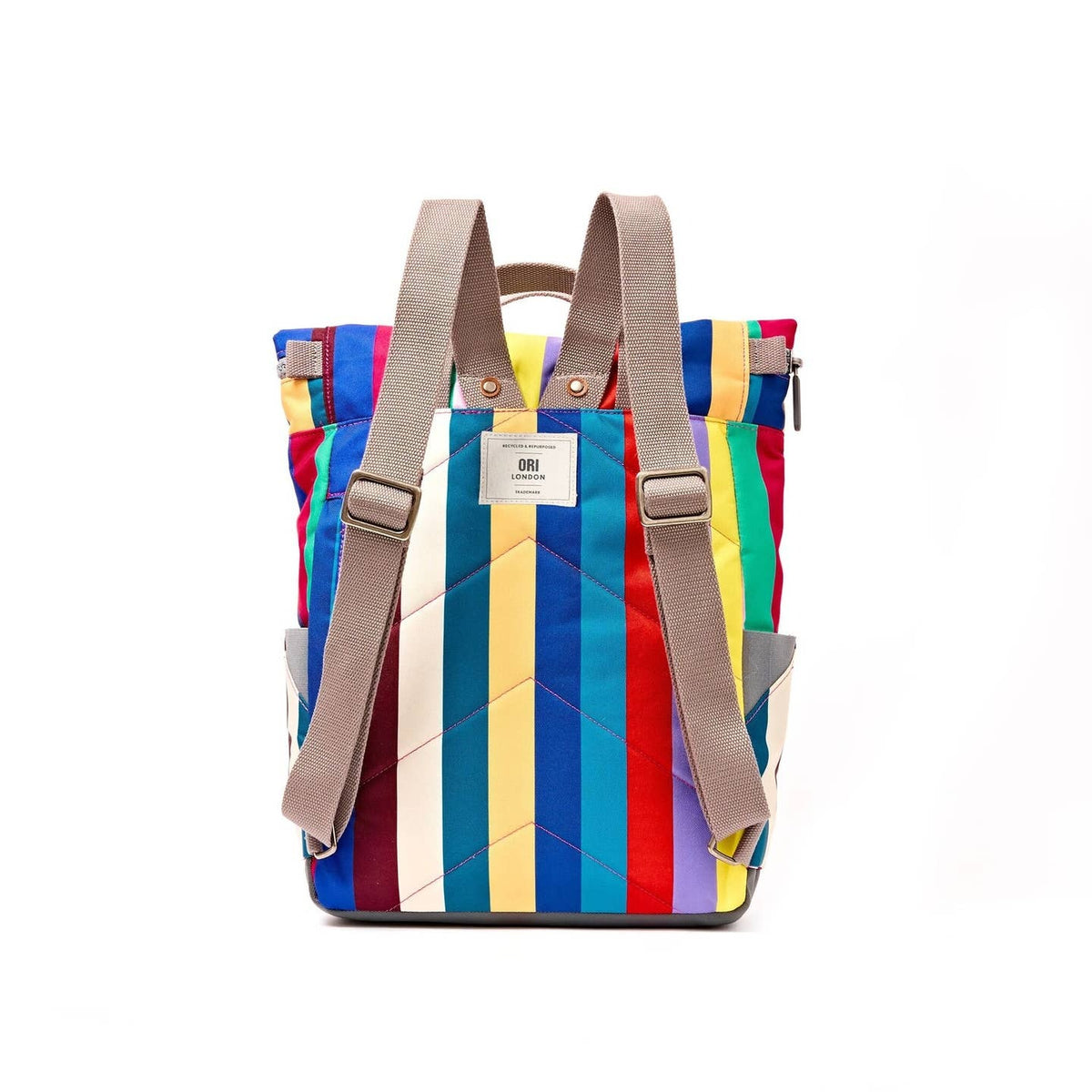 Multi Stripe Canvas Canfield Backpack