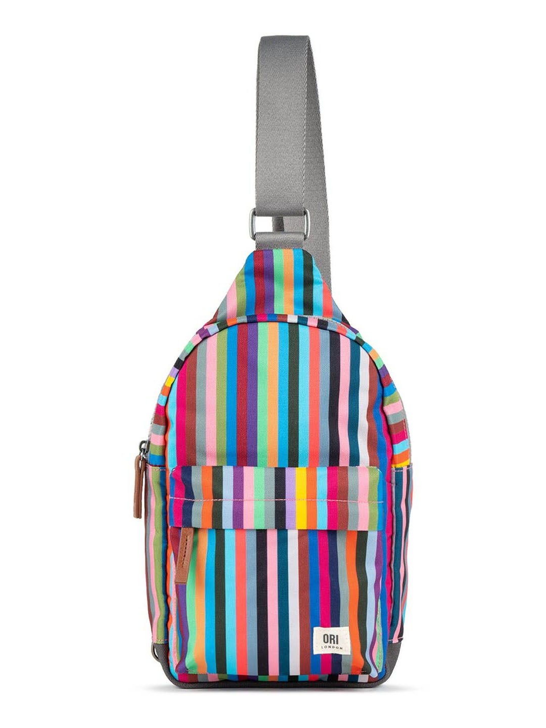 Multi Stripe Canvas Willesden Sling Bag