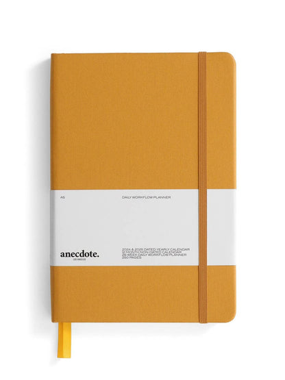 Mustard Hardcover Daily Planner