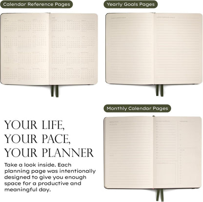 Mustard Hardcover Daily Planner