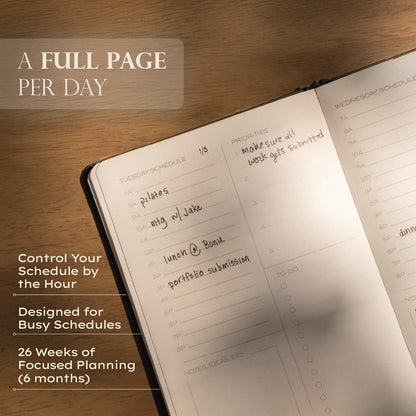 Mustard Hardcover Daily Planner