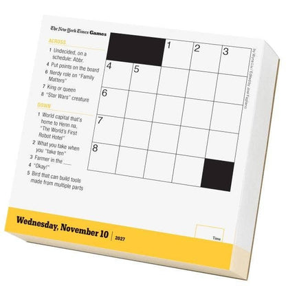 The New York Times Mini Crossword Calendar 2027