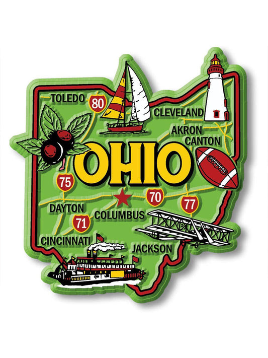 Ohio Colorful Magnet