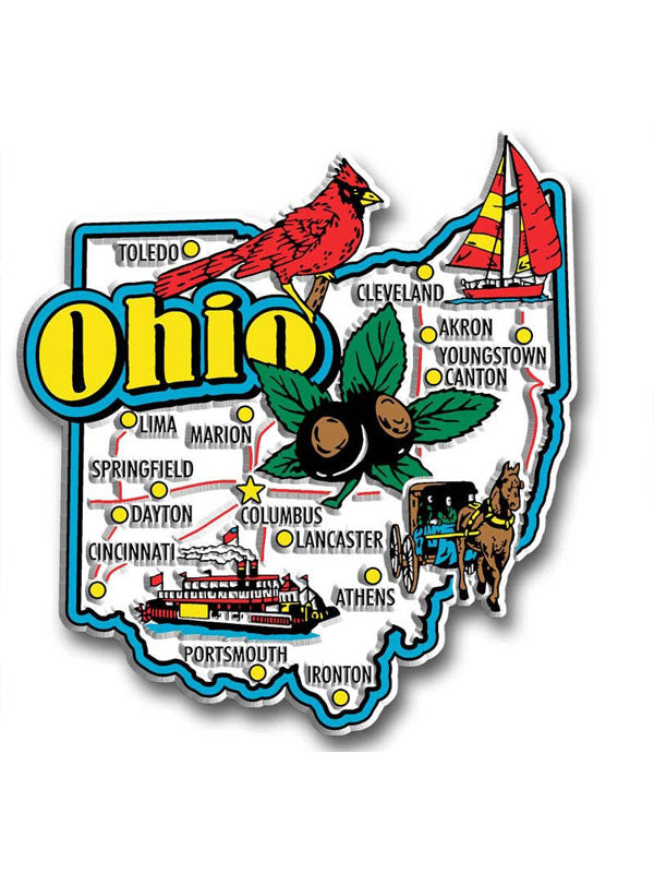 Ohio Jumbo State Magnet
