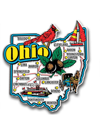 Ohio Jumbo State Magnet