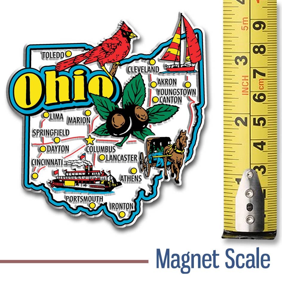 Ohio Jumbo State Magnet
