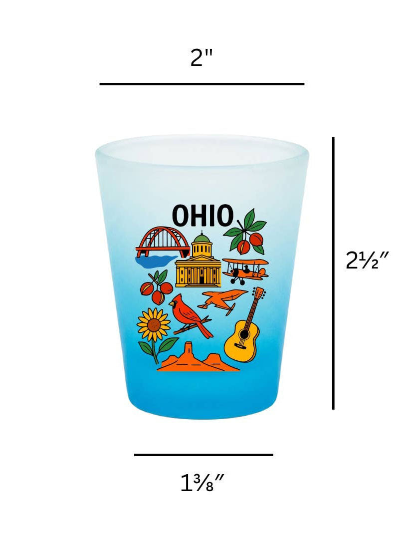Ohio Shot Glass