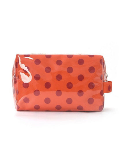 Polka Dot Clear Cosmetic Bag