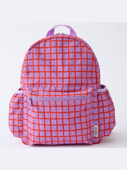 Orchid Grid Cool Kid Backpack