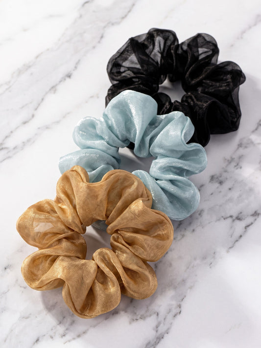 Organza Scrunchies Set of 3