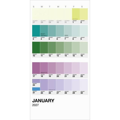 Pantone Mini Wall Calendar 2027