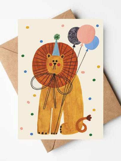 Party Lion Card