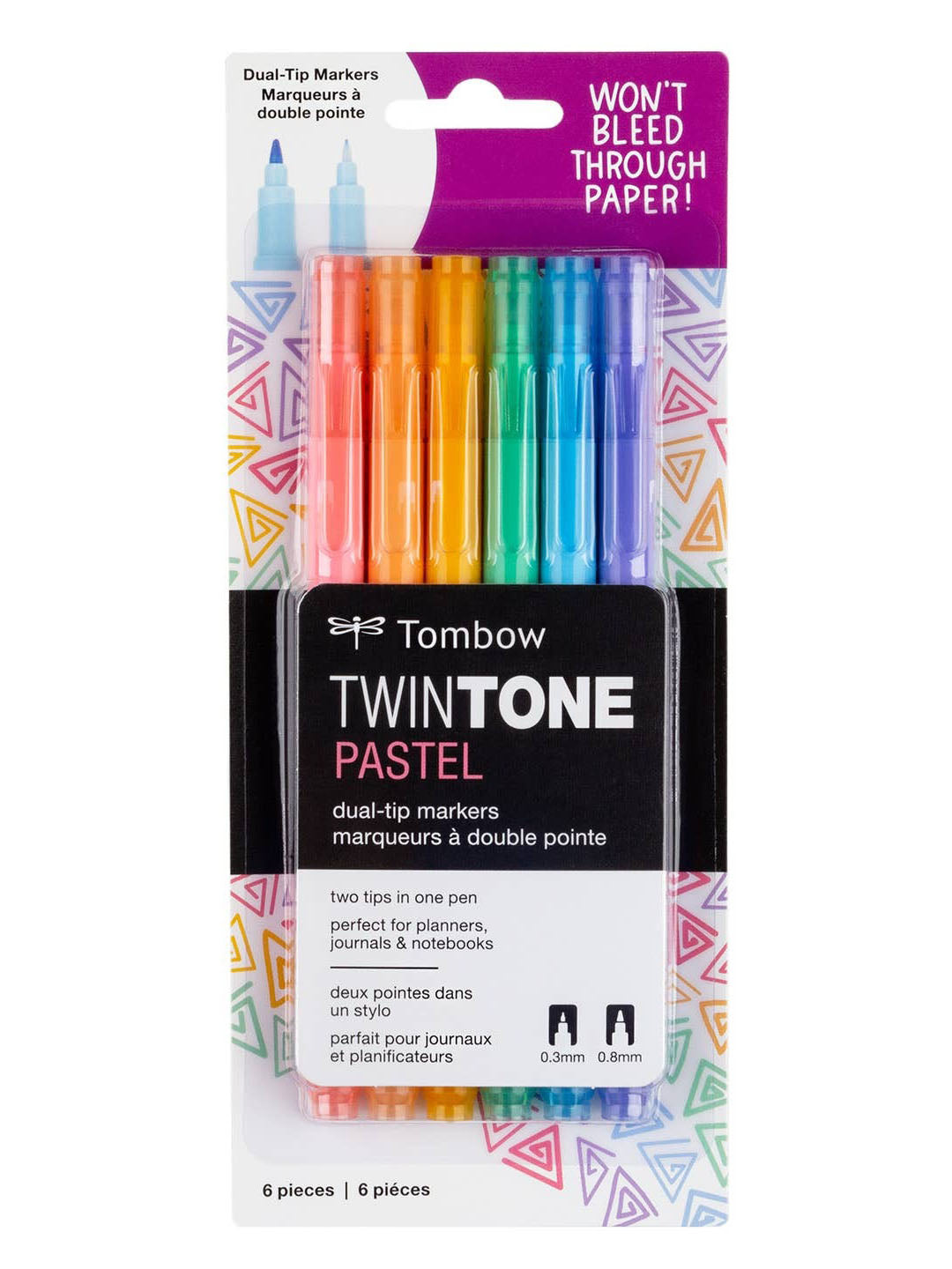 Pastel Twintone Marker Set