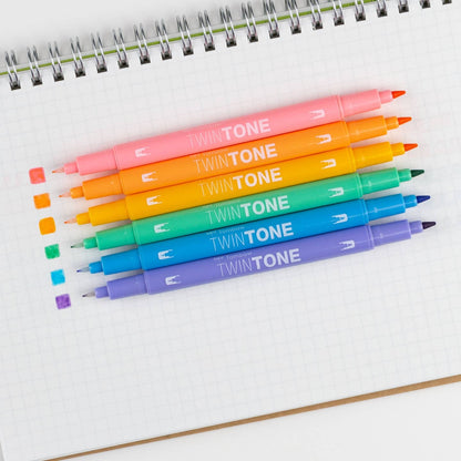 Pastel Twintone Marker Set