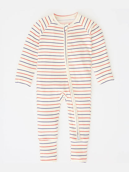Pencil Stripe Bamboo Baby Pajama
