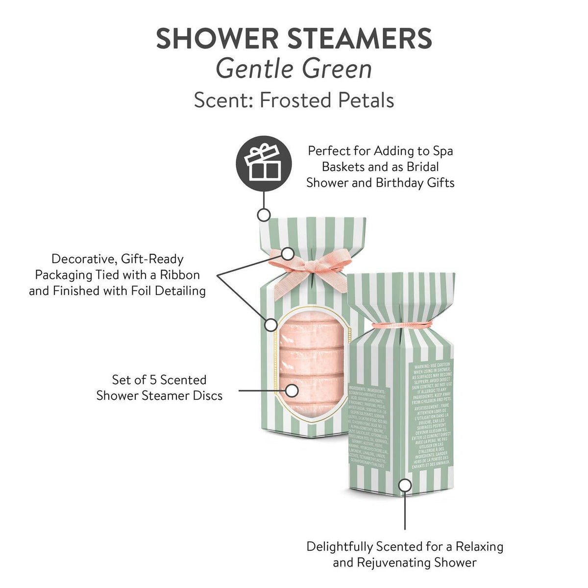 Petit Bonbon Gentle Green Shower Steamers