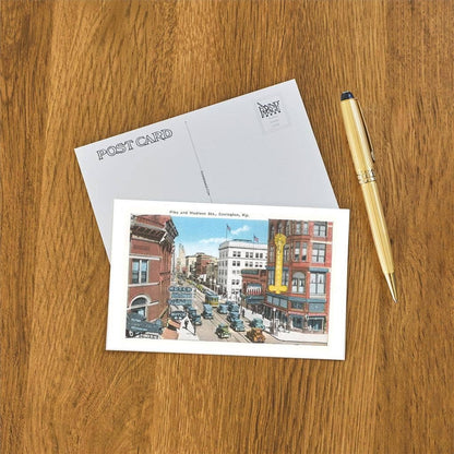 Pike and Madison Ave Postcard