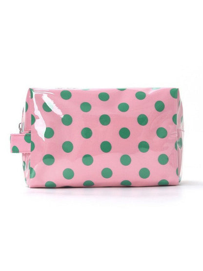 Polka Dot Clear Cosmetic Bag