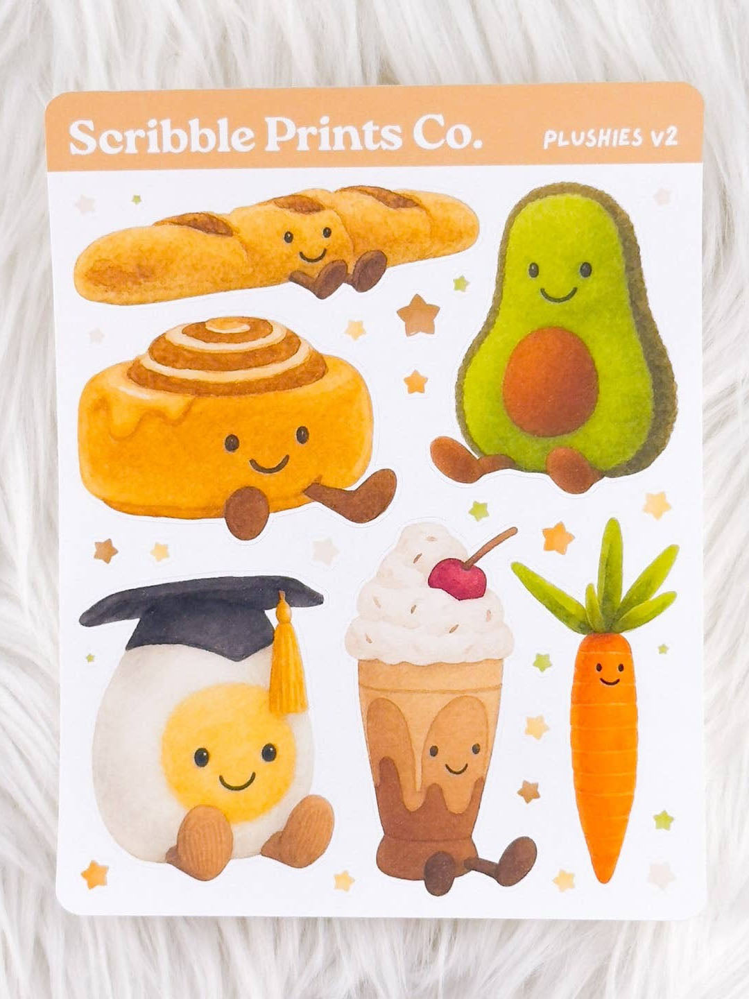 Plushies V2 Deco Sticker Sheet