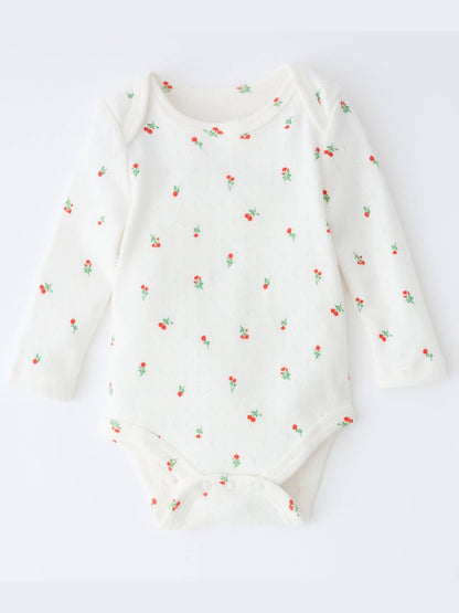 Pointelle Long Sleeve Onesie
