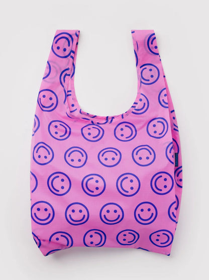 Pop Pink Happy Standard Baggu