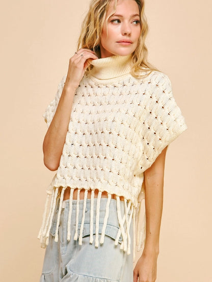 Felicity Fringe Sweater Vest