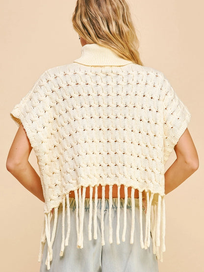 Felicity Fringe Sweater Vest