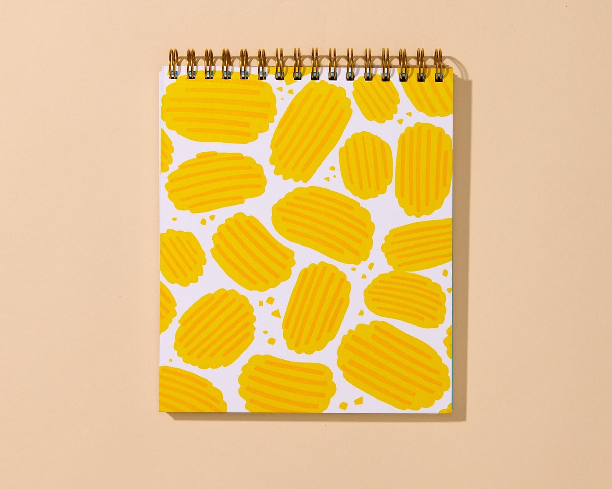 Potato Chips Blank Spiral Notebook