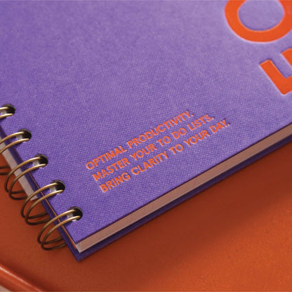 Purple A5 Daily Hardcover Planner