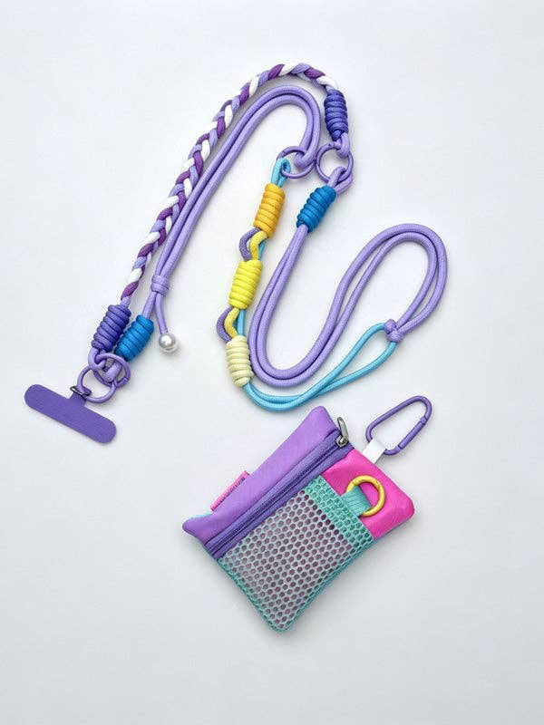 Purple Mini Mesh Pouch