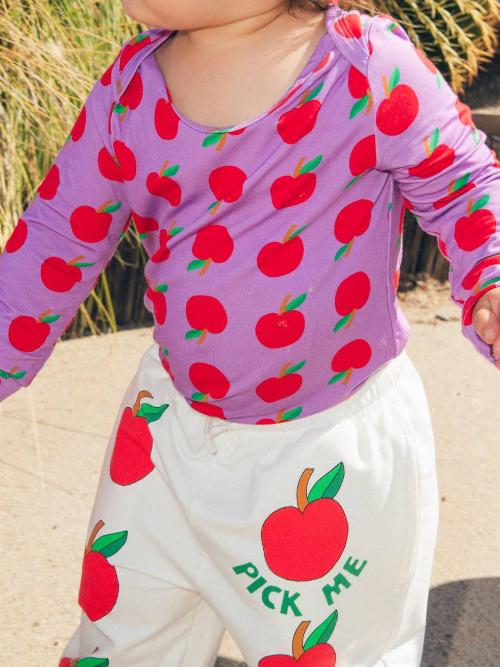 Apple Bamboo Onesie