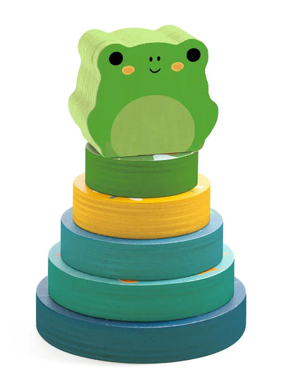 Puzz and Stack Rainbow Wooden Puzzle