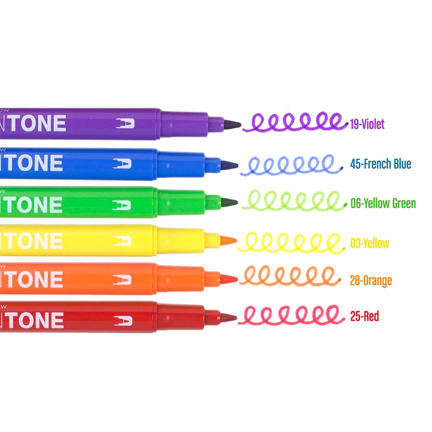 Rainbow Twintone Marker Set