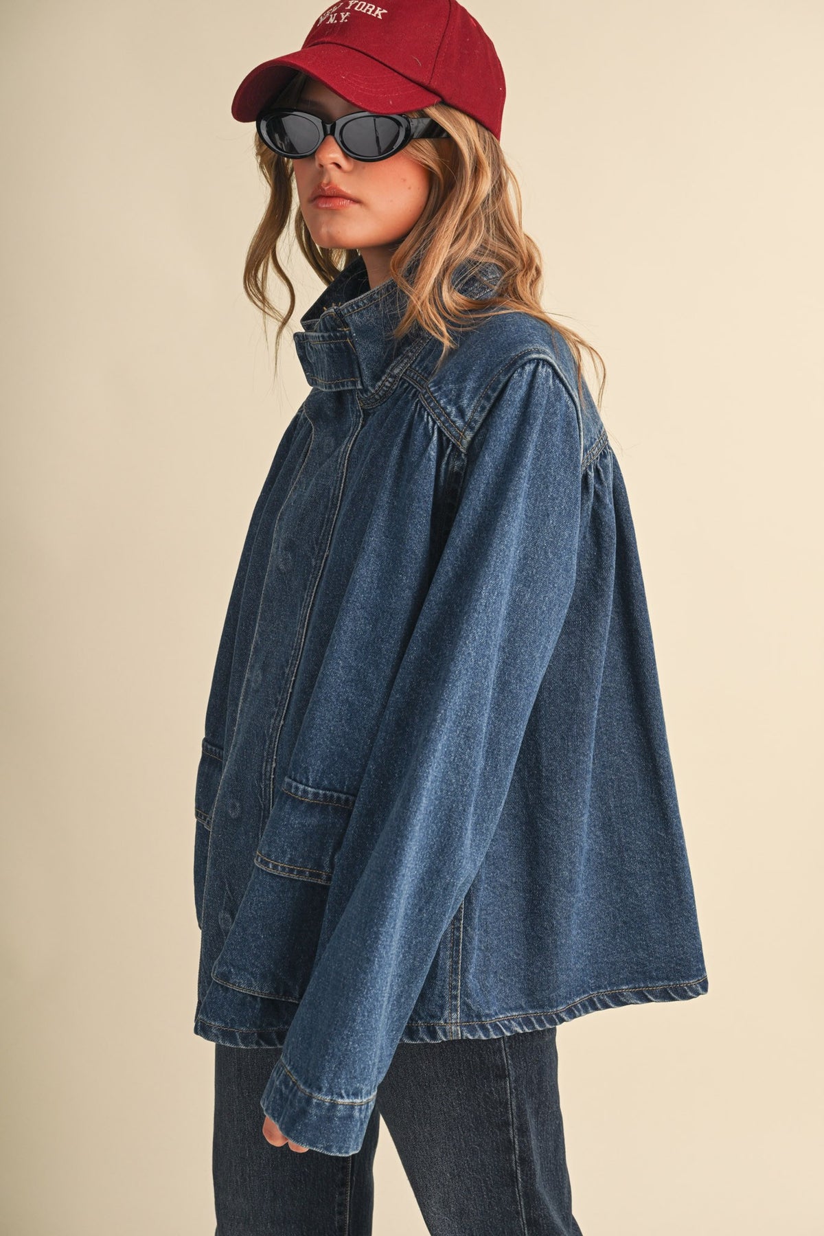 Renee Denim Utility Jacket