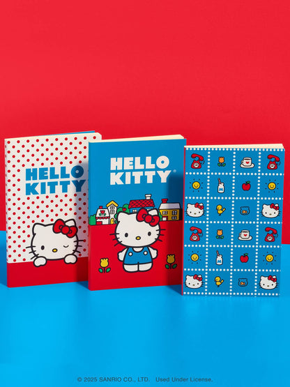 Retro Hello Kitty Boxed Mini Notebook Trio
