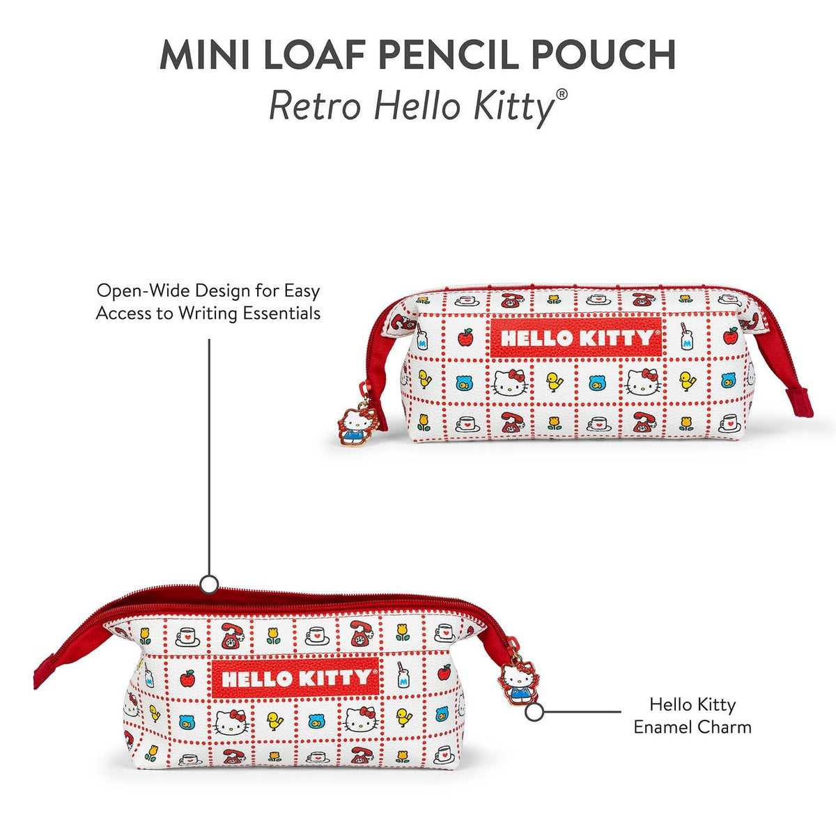 Retro Hello Kitty Mini Pencil Pouch