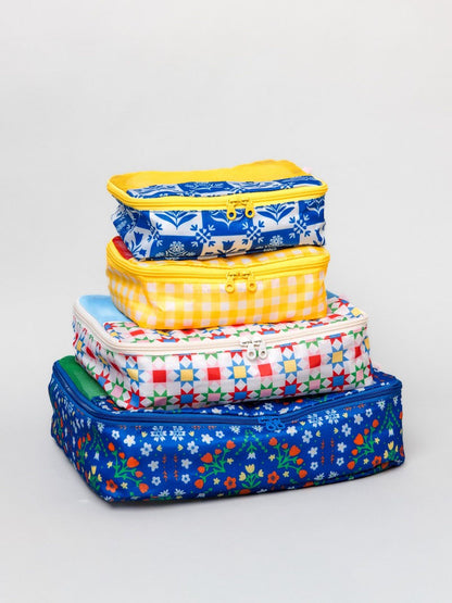 Scandinavian Floral Packing Cube Set