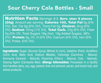 Sour Cherry Cola Bottles