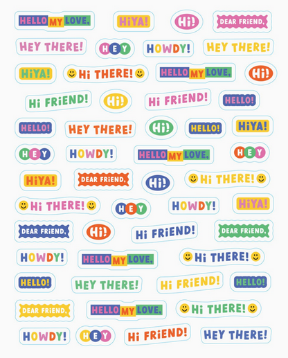 So. Many. Snail Mail Stickers.