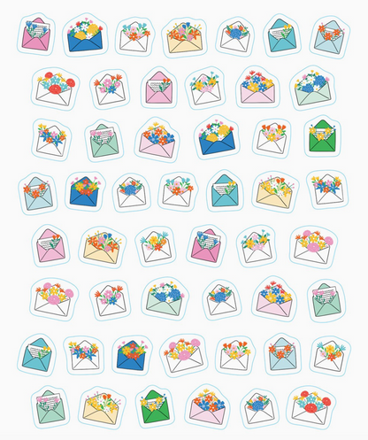 So. Many. Snail Mail Stickers.