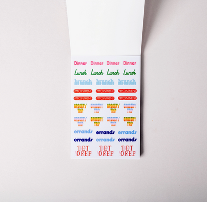 Planner Stickers Book Issue 1