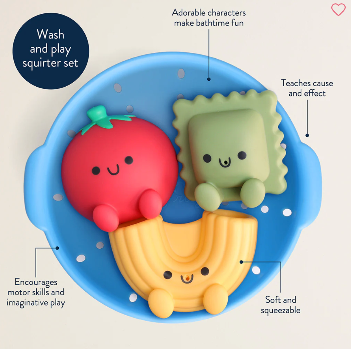 Pasta Splash Bath Pals