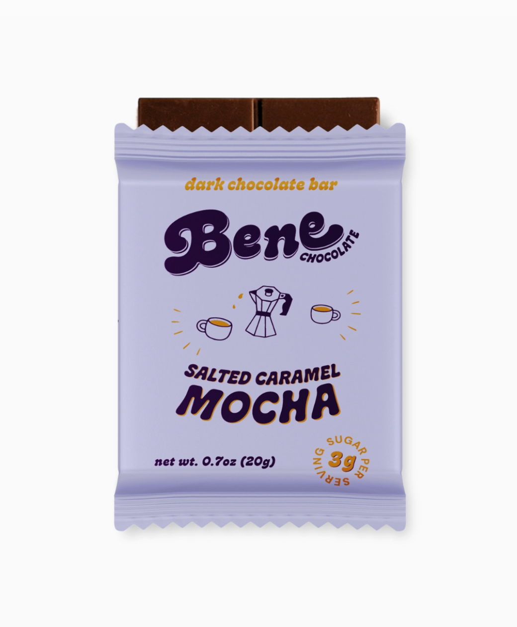 Mini Salted Caramel Mocha Dark Chocolate Bar