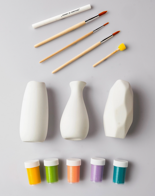 Paint Your Own Vase Kit—DIY Ceramic Vase Painting Set