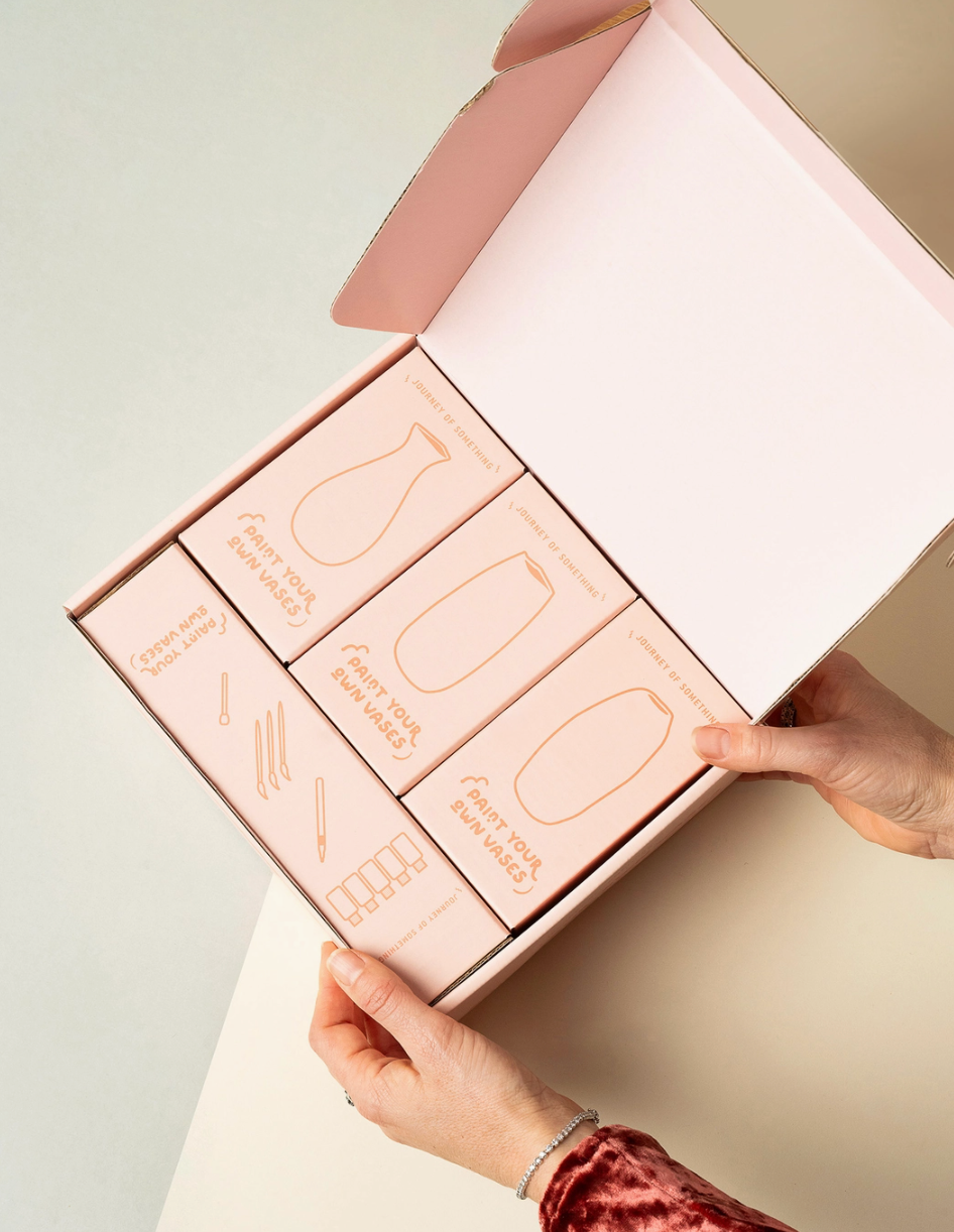 Paint Your Own Vase Kit—DIY Ceramic Vase Painting Set