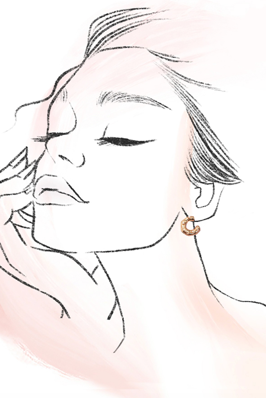 Lover Mini Hoop Earrings Set