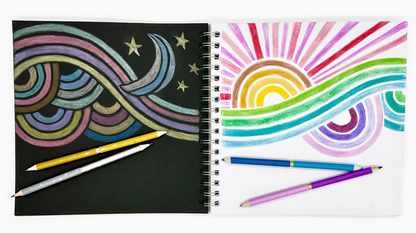 Double Metallic Dual Ended Colored Pencils